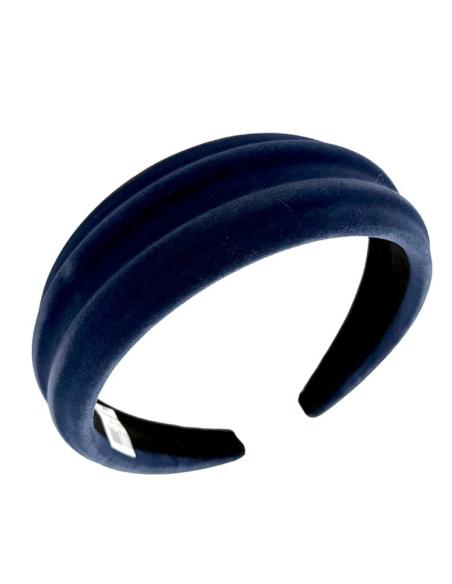 DIADEMAS TERCIOPELO AZULES PARA INVITADAS DE BODAS | ACCESORIOS PELO