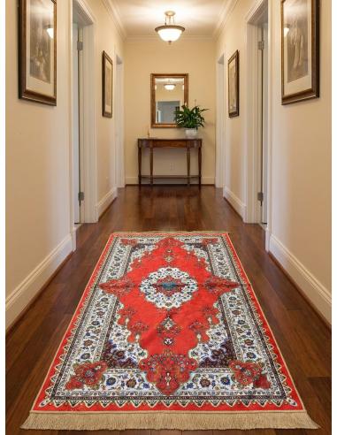 DECORACION SUELO DEL HOGAR ALFOMBRAS ROJAS