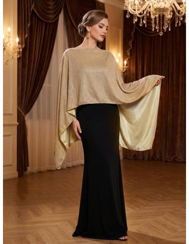 CAPAS DORADAS PARA INVITADAS DE BODAS Y FIESTAS | MODA MUJER