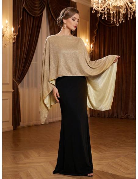 CAPAS DORADAS PARA INVITADAS DE BODAS Y FIESTAS | MODA MUJER