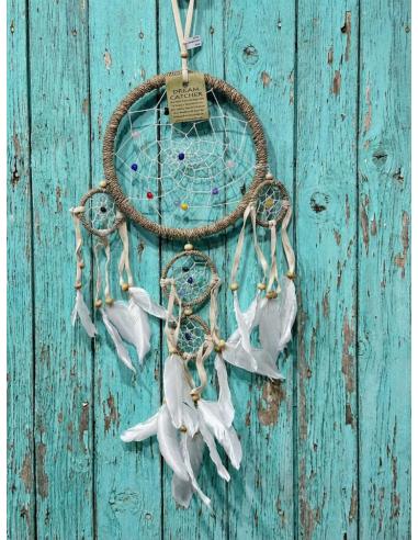 DECORACIONES DE ATRAPASUEÑOS CON PIEDRECITAS | EL JARDIN DEL DESEO