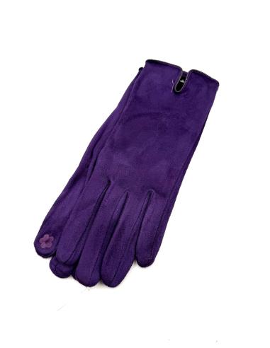 GUANTES CORTOS MUJER MORADOS Y EN MAS...