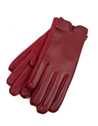 GUANTES GRANATES CORTOS COMPLEMENTOS DE MODA | MUJER OTOÑO INVIERNO