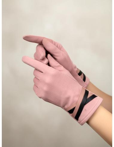 GUANTES ROSAS MAQUILLAJE CORTOS COMPLEMENTOS MODA | MUJER OTOÑO INVIERNO