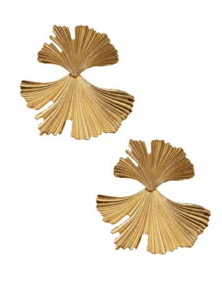 PENDIENTES ELEGANTES MUJER | HOJA GINKGO BILOBA, UN PENDIENTE ELEGANTE Y VERSATIL PARA CUALQUIER OCASION