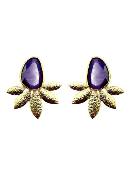 PENDIENTES MORADOS COQUETOS DE INVITADA Y MADRINA | BODA DIA Y NOCHE