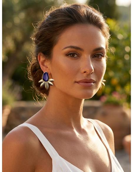 PENDIENTES MORADOS COQUETOS DE INVITADA Y MADRINA | BODA DIA Y NOCHE