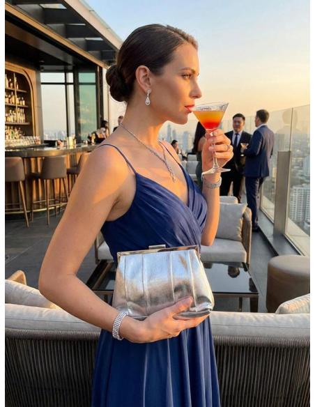BOLSOS DE FIESTA PLATEADOS CON GRAN CAPACIDAD | ACCESORIOS BODA