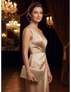 BOLSOS FIESTA ORO ROSA CLUTCH ELEGANTE PARA BODAS | INVITADA MADRINA 2