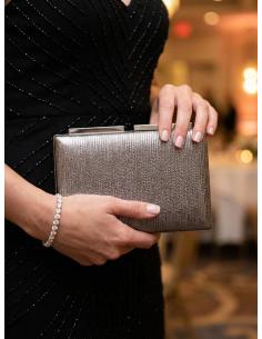 CLUTCH PLATEADO EFECTO ENVEJECIDO PARA INVITADAS | BOLSOS FIESTA 2