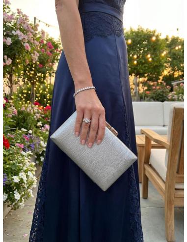 BOLSOS PLATEADOS ENVEJECIDOS PARA BODAS | CLUTCH INVITADA MADRINA