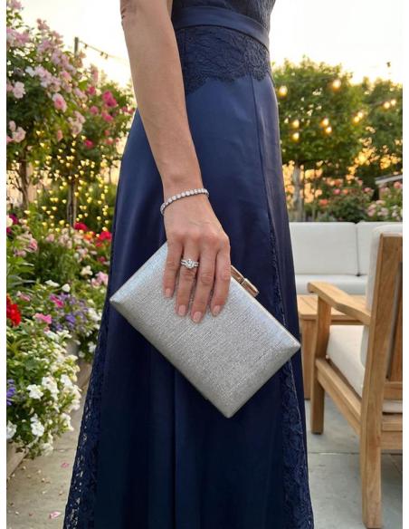 BOLSOS PLATEADOS ENVEJECIDOS PARA BODAS | CLUTCH INVITADA MADRINA