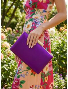 BOLSOS DE FIESTA MORADOS METALIZADOS PARA BODAS | CLUTCH DE MODA 2
