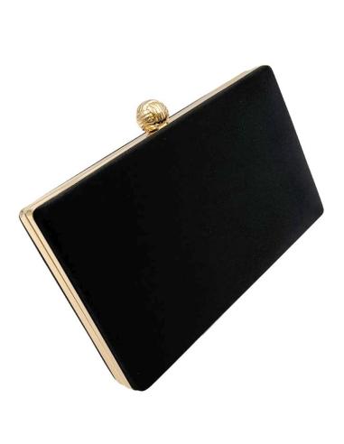 BOLSOS NEGROS DE FIESTA Y BODA CLUTCH INVITADA | ACCESORIOS MODA