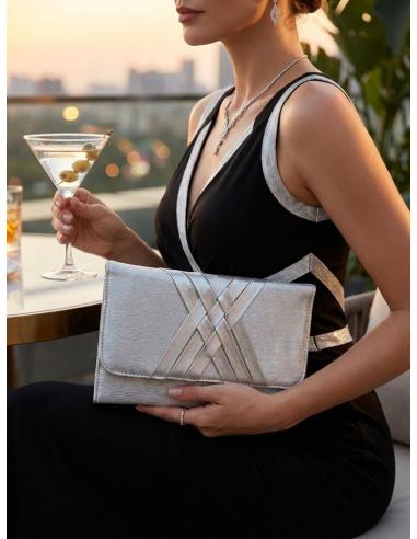 CARTERAS PLATEADAS ELEGANTES PARA FIESTA Y BODA | BOLSOS INVITADA