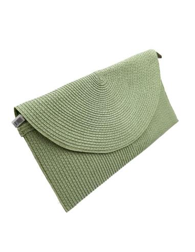 BOLSOS VERDES CLARO CARTERAS PARA EL VERANO | ESTILO RAFIA