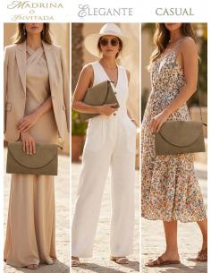 BOLSOS MARRONES VERANIEGOS CARTERA BODA Y BAUTIZO | ESTILO RAFIA 2