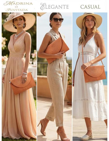 BOLSOS TEJA PARA MUJER CARTERAS PARA EL VERANO | ESTILO RAFIA