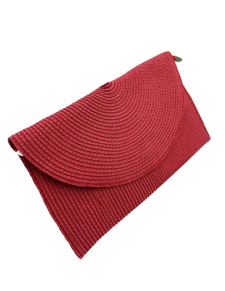 BOLSOS ROJOS DE MUJER CARTERAS PARA EL VERANO | ESTILO RAFIA