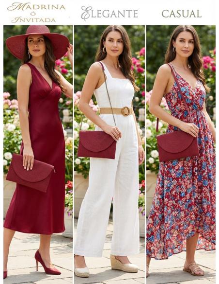 BOLSOS ROJOS DE MUJER CARTERAS PARA EL VERANO | ESTILO RAFIA