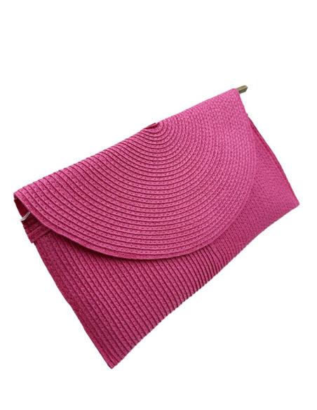 BOLSOS FUCSIAS DE MUJER CARTERAS PARA EL VERANO | ESTILO RAFIA