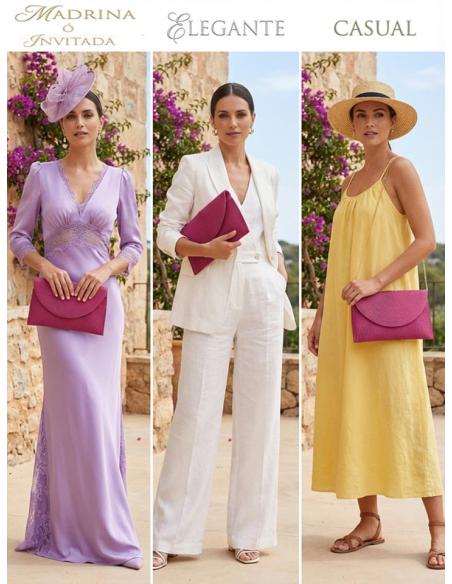 BOLSOS FUCSIAS DE MUJER CARTERAS PARA EL VERANO | ESTILO RAFIA