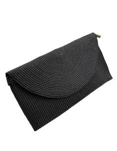BOLSOS NEGROS DE MUJER CARTERAS PARA EL VERANO | ESTILO RAFIA