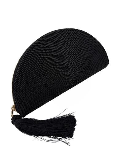 BOLSOS DE ABANICO NEGROS | INVITADAS Y MADRINAS DE BODAS