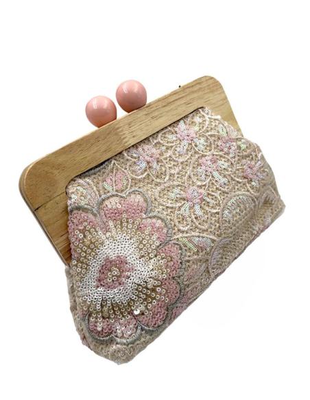 BOLSOS ROSAS DE RAFIA PARA INVITADAS DE BODAS | ACCESORIOS VERANO