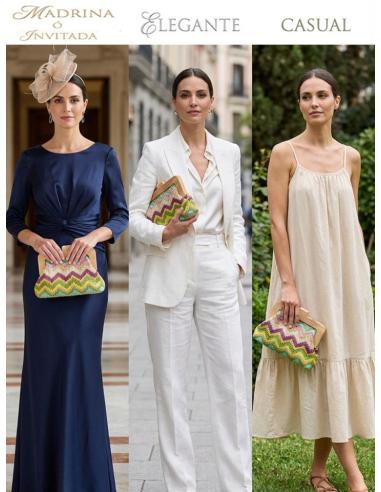 BOLSO MULTICOLOR PARA INVITADAS DE BODAS VERANO | MODA MUJER