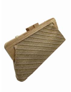 BOLSOS DORADOS Y BEIGE NATURAL CON GRAN CAPACIDAD | BODA VERANO