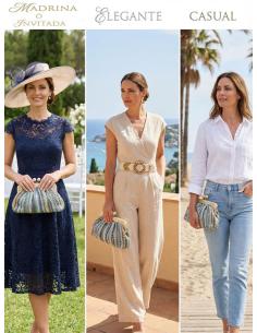 BOLSOS ESTILO RAFIA AZULES PARA INVITADAS | BODAS PRIMAVERA VERANO 2