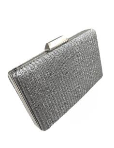 BOLSOS DE FIESTA PLATEADOS CLUTCH MODA INVITADAS | COLECCION RAFIA BODAS