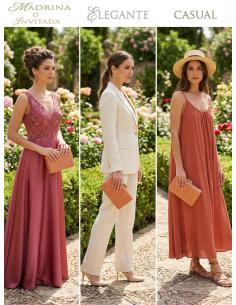 CLUTCH RAFIA NARANJA CLARO PARA INVITADAS DE BODA | BOLSOS VERANO 2