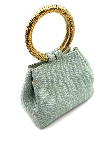 BOLSOS DE MANO VERDES CON ASA RIGIDA | INVITADAS BODA