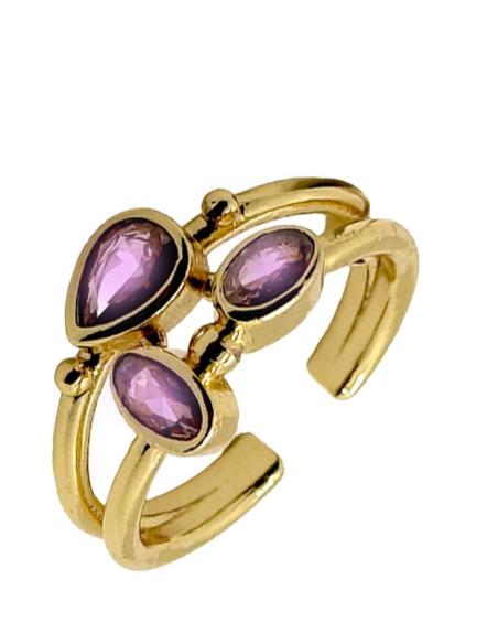 ANILLOS DE MUJER CON PEDRERIA ELEGANTE | BODA Y BAUTIZO