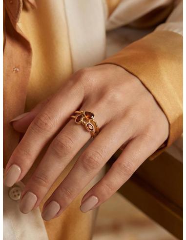 ANILLOS DE MUJER CON PEDRERIA ELEGANTE | BODA Y BAUTIZO