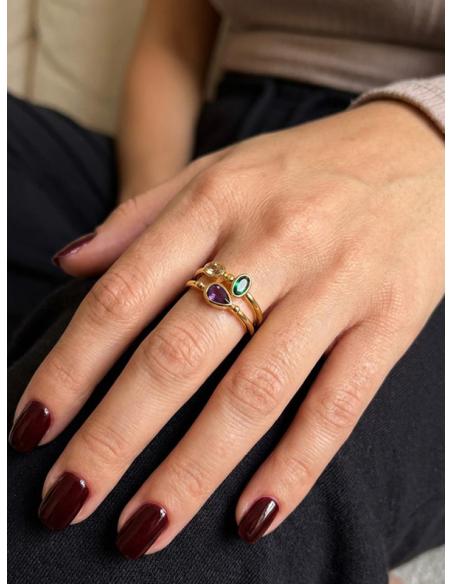 ANILLOS DE MUJER CON PEDRERIA ELEGANTE | BODA Y BAUTIZO