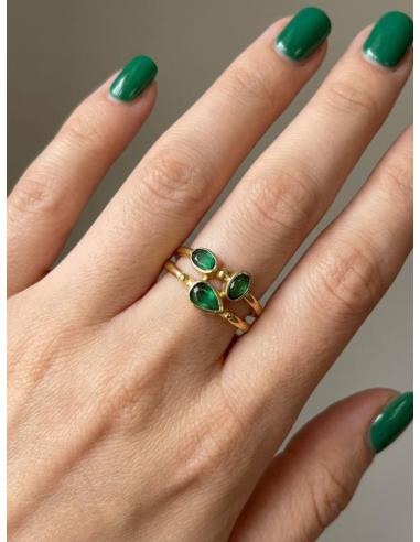 ANILLOS DE MUJER CON PEDRERIA ELEGANTE | BODA Y BAUTIZO