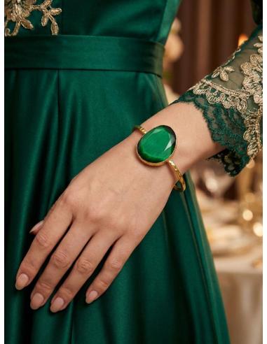 PULSERAS PARA MUJER DE PIEDRA OJO DE GATO | INVITADA MADRINA BODA