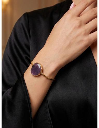 PULSERAS PARA MUJER DE PIEDRA OJO DE GATO | INVITADA MADRINA BODA