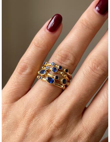 ANILLOS AZULONES GRANDES ESPECIAL...