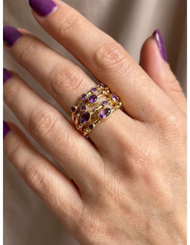 ANILLOS AMATISTA GRANDES ESPECIAL...