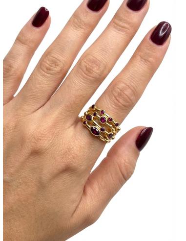 ANILLOS FUCSIAS GRANDES ESPECIAL...
