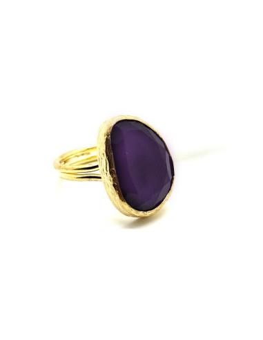 ANILLOS PIEDRA PARA MUJER ESPECIAL BODA Y EVENTO | BAÑO DE ORO