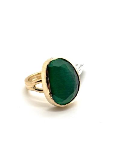 ANILLOS PIEDRA PARA MUJER ESPECIAL BODA Y EVENTO | BAÑO DE ORO