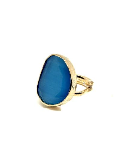 ANILLOS PIEDRA PARA MUJER ESPECIAL BODA Y EVENTO | BAÑO DE ORO