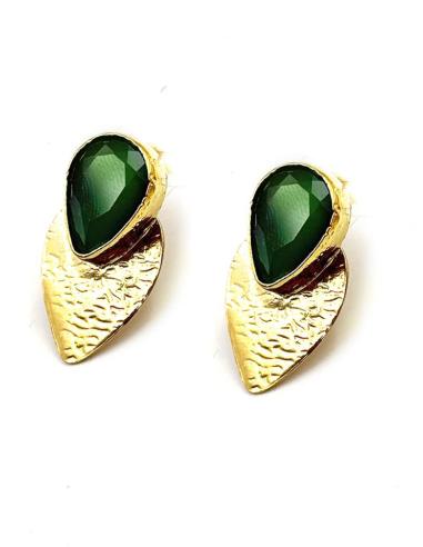 PENDIENTES PEQUEÑOS FORMA DE PICA | ELGANCIA SUBLIME