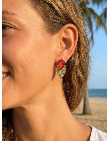 PENDIENTES PEQUEÑOS FORMA DE PICA |...