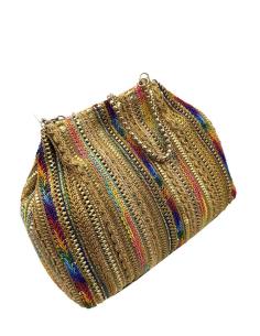 BOLSOS DE ASA CORTA DORADOS Y MULTICOLOR PARA BODA | INVITADA,MADRINA